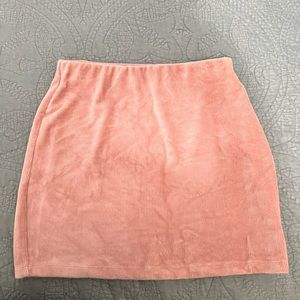 Super cute ribbed size Med mini skirt